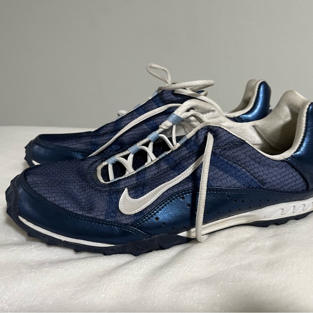 Nike Blue and White Sneakers